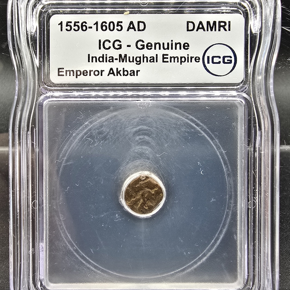 1556-1605 Damri Mughal Empire Coin